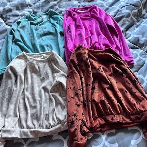 Velour Sweatshirt Bundle